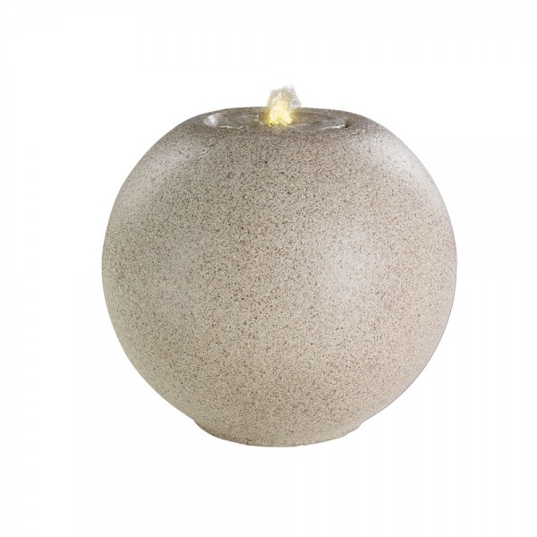 Fuente redonda para exterior, ø40x36cm, 6 leds, modelos surtidos Fuente redonda para exterior, ø40x36cm, 6 leds, modelos surtidos